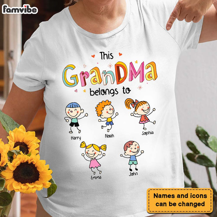 Personalized This Grandma Belongs To Shirt - Hoodie - Sweatshirt 23576 1
