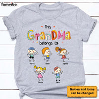Personalized This Grandma Belongs To Shirt - Hoodie - Sweatshirt 23576 thumb 1