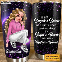 Personalized I'm Not Sugar And Spice Steel Tumbler 23579 thumb 1
