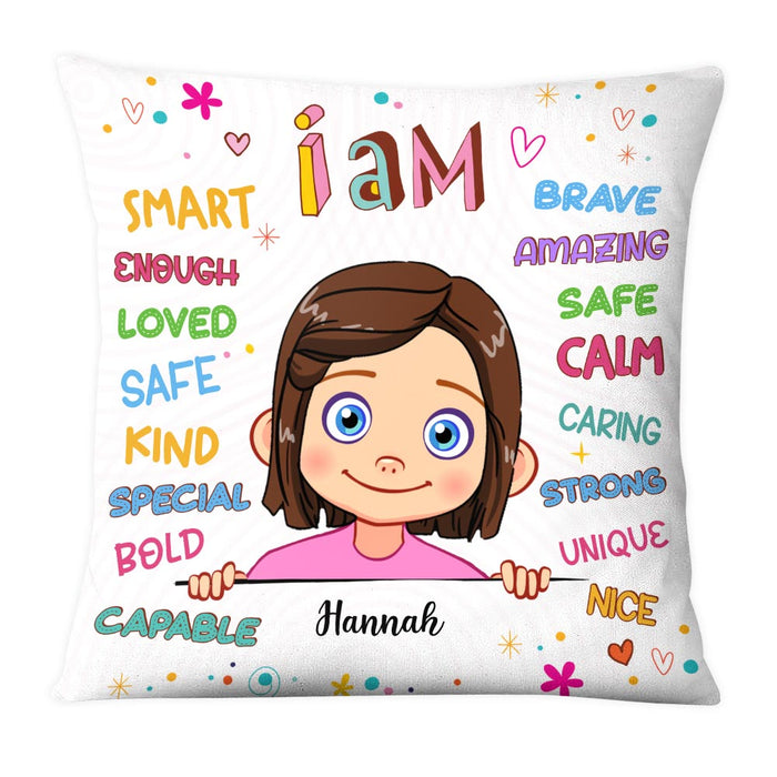 Personalized Gift For Granddaughter I Am Kind Pillow 23582 1