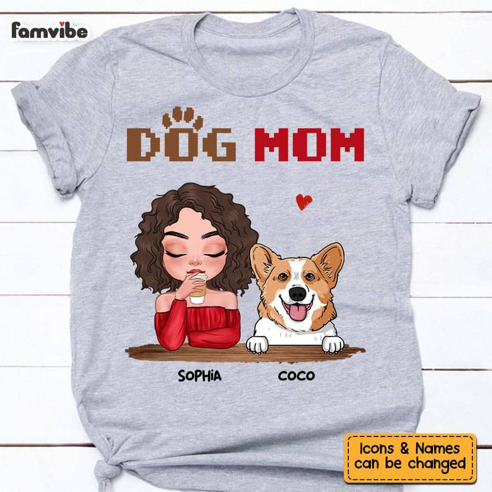 Personalized Dog Mom Shirt - Hoodie - Sweatshirt 23589 1