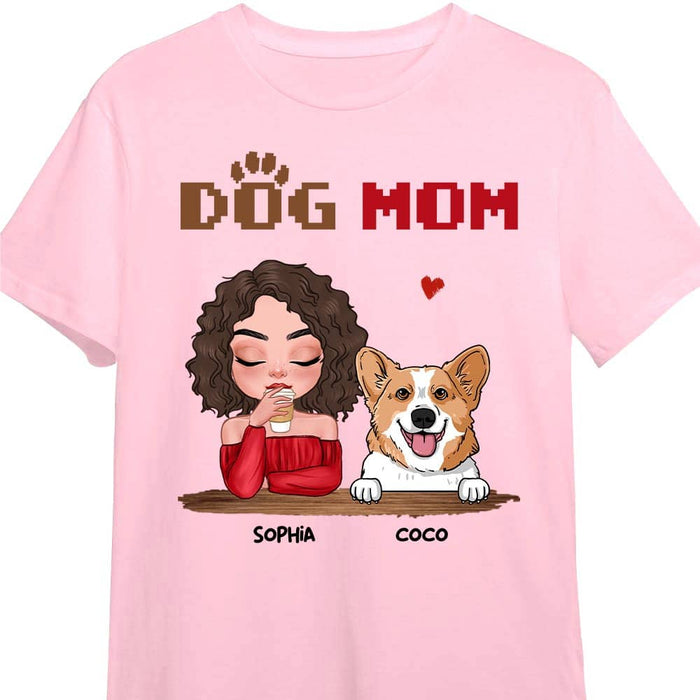 Personalized Dog Mom Shirt - Hoodie - Sweatshirt 23589 1