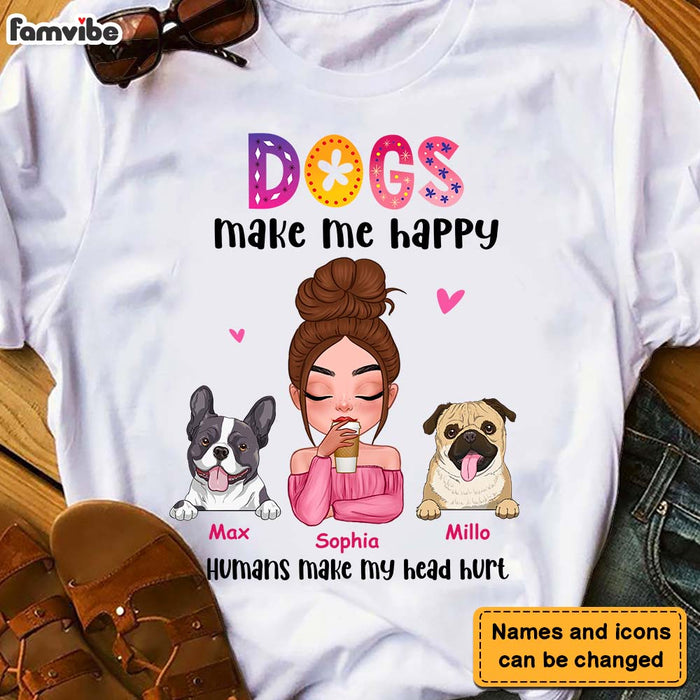Personalized Gift Colorful Dog Mom Shirt - Hoodie - Sweatshirt 23590 1