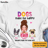 Personalized Gift Colorful Dog Mom Shirt - Hoodie - Sweatshirt 23590 thumb 1