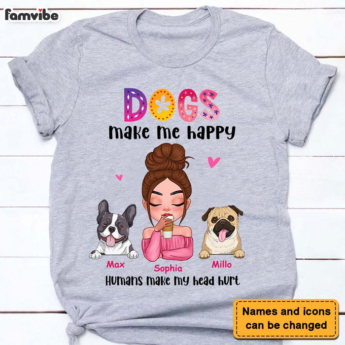 Personalized Gift Colorful Dog Mom Shirt - Hoodie - Sweatshirt 23590 1