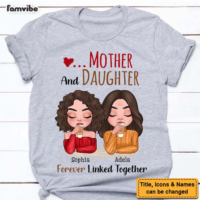 Personalized Gift Mother And Daughter Shirt - Hoodie - Sweatshirt 23593 1