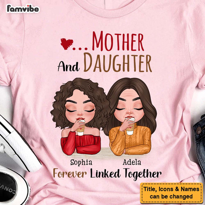 Personalized Gift Mother And Daughter Shirt - Hoodie - Sweatshirt 23593 1