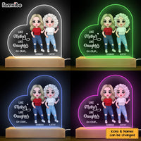 Personalized Gift Like Mother Like Daughter Plaque LED Lamp Night Light 23596 thumb 1