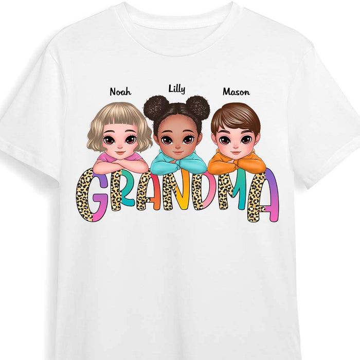 Personalized Gift for Grandma Leopard Print Shirt - Hoodie - Sweatshirt 23599 1