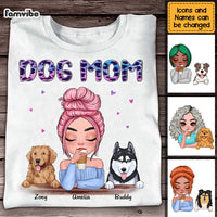Personalized Gift for Dog Mom Neon Leopard  Print Shirt - Hoodie - Sweatshirt 23600 thumb 1