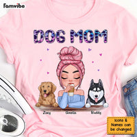 Personalized Gift for Dog Mom Neon Leopard  Print Shirt - Hoodie - Sweatshirt 23600 thumb 1