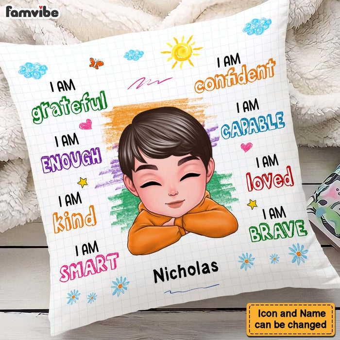 Personalized Gift For Granddaughter I Am Kind Pillow 23602 1