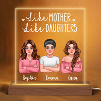 Personalized Mother And Daughter Plaque LED Lamp Night Light 23607 thumb 1