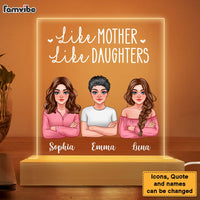 Personalized Mother And Daughter Plaque LED Lamp Night Light 23607 thumb 1