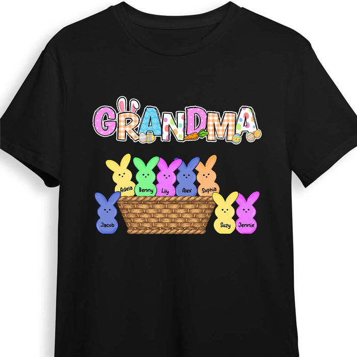 Personalized Gift for Grandma and Grandkids Easter Bunny Shirt - Hoodie - Sweatshirt 23614 1