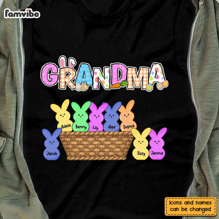 Personalized Gift for Grandma and Grandkids Easter Bunny Shirt - Hoodie - Sweatshirt 23614 1
