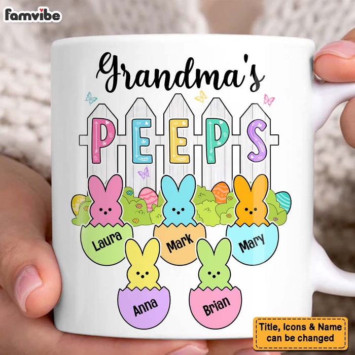 Personalized Gift For Grandma Peeps Easter Mug 23615 1