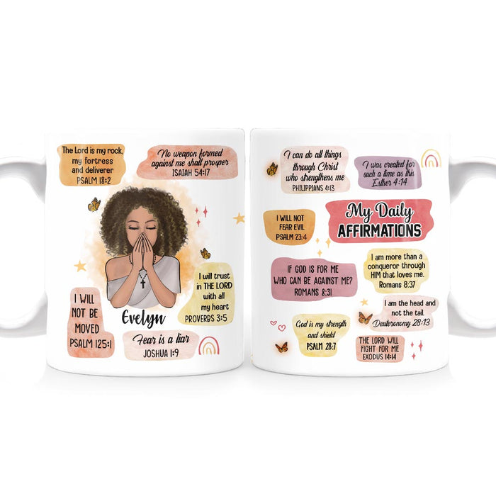 Personalized Christian Affirmations  Mug 23309 1