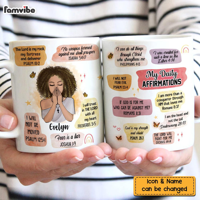 Personalized Christian Affirmations  Mug 23309 1