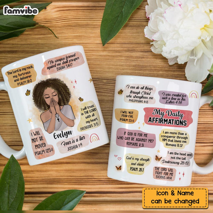 Personalized Christian Affirmations  Mug 23309 1