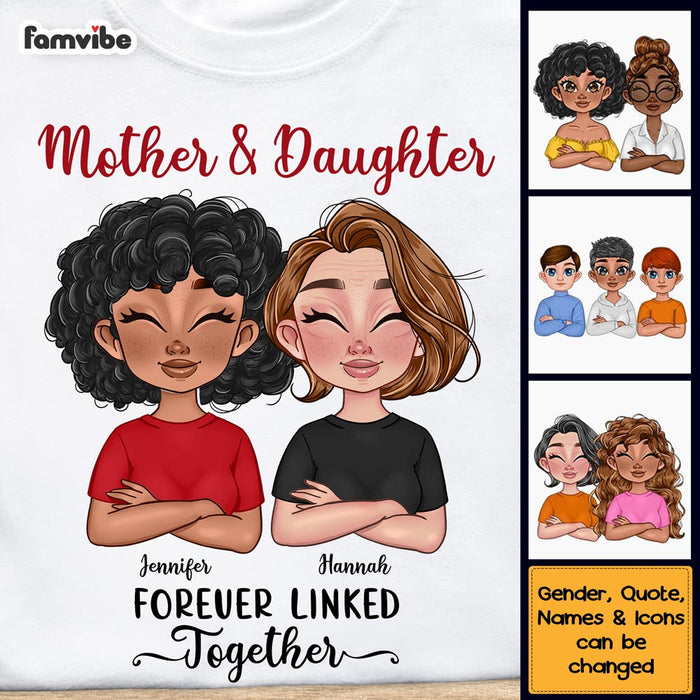 Personalized Mother And Daughter Shirt - Hoodie - Sweatshirt 23420 1