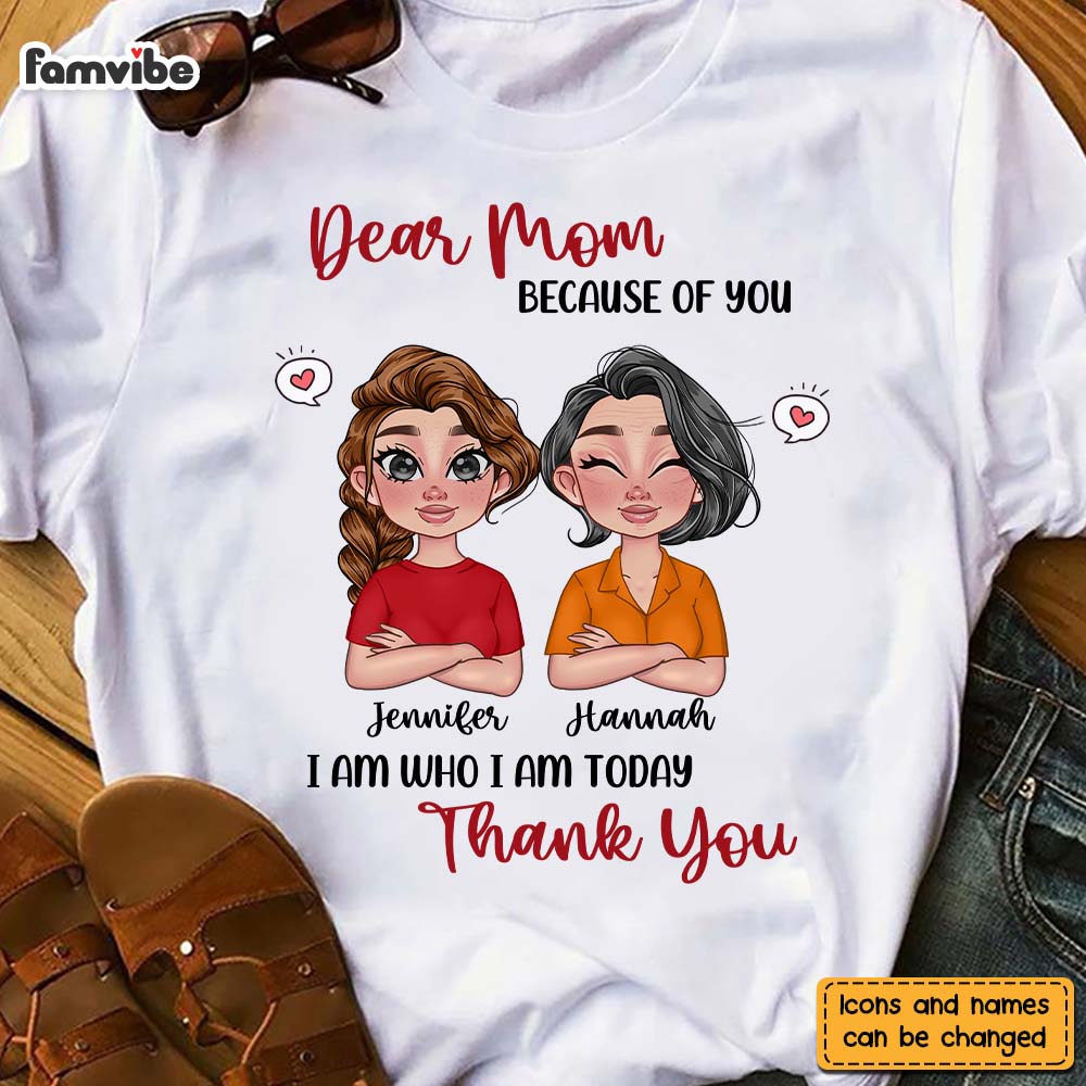Personalized Gift for Mom And Daughter Shirt 23620 Primary Mockup