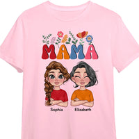 Personalized Retro Flower Mom Shirt - Hoodie - Sweatshirt 23621 thumb 1