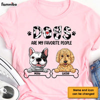 Personalized Dogs Are My Favorite People Shirt - Hoodie - Sweatshirt 23622 thumb 1