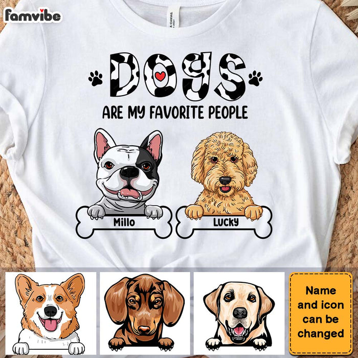 Personalized Dogs Are My Favorite People Shirt - Hoodie - Sweatshirt 23622 1