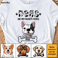Personalized Dogs Are My Favorite People Shirt - Hoodie - Sweatshirt 23622 thumb 1