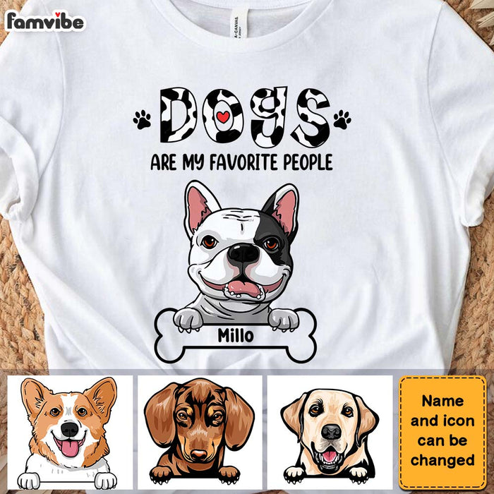 Personalized Dogs Are My Favorite People Shirt - Hoodie - Sweatshirt 23622 1