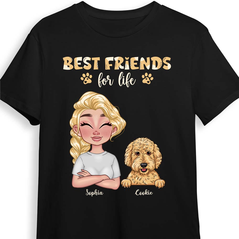 Personalized Friends For Life Dog Shirt 23623 Primary Mockup