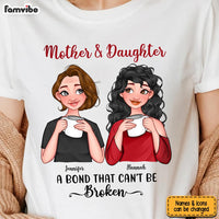Personalized Mother Daughter Bond Can't Be Broken Shirt - Hoodie - Sweatshirt 23624 thumb 1