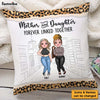 Personalized Gift Mother And Daughter Forever Linked Together Pillow 23627 1