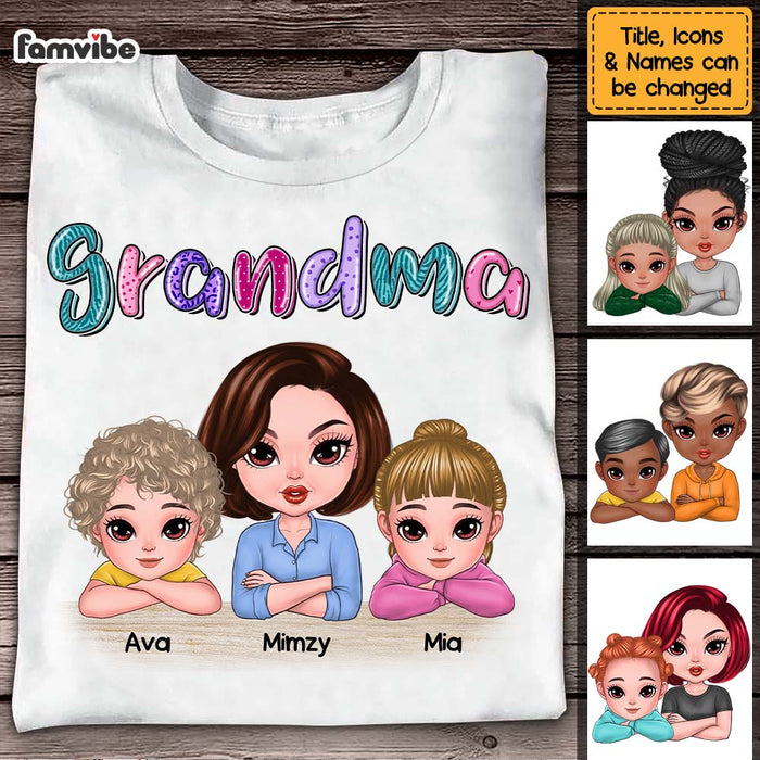 Personalized Gift for Grandma and Grandkid Shirt - Hoodie - Sweatshirt 23629 1