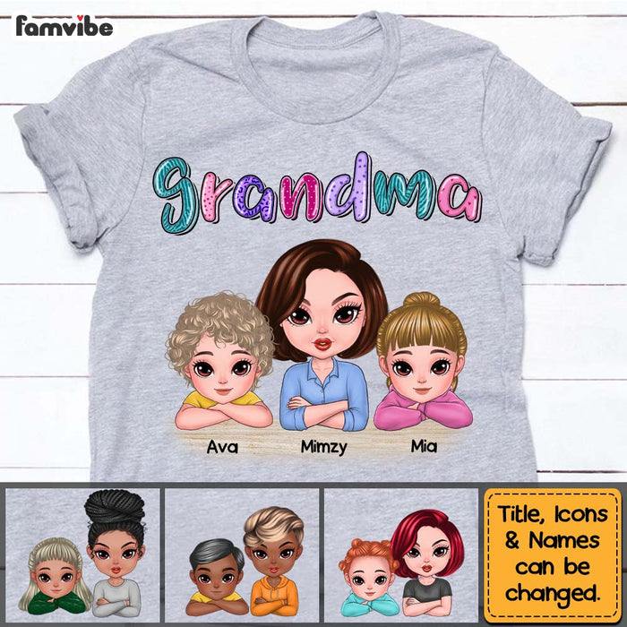 Personalized Gift for Grandma and Grandkid Shirt - Hoodie - Sweatshirt 23629 1