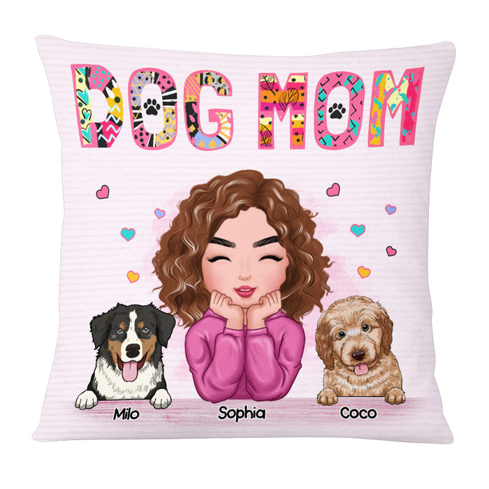 Personalized Dog Mom Pillow 23631 1