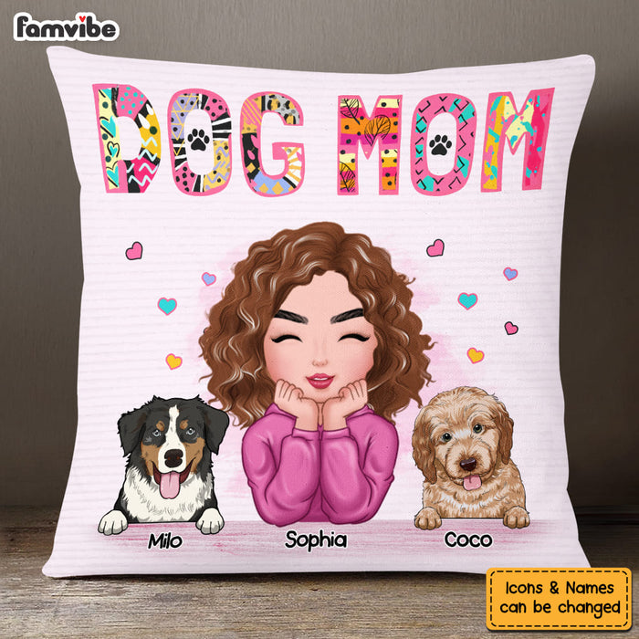 Personalized Dog Mom Pillow 23631 1