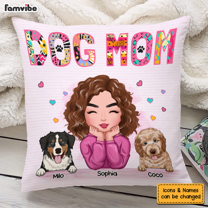 Personalized Dog Mom Pillow 23631 1