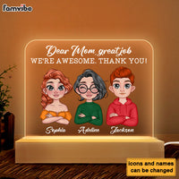 Personalized Gift for Mom Plaque LED Lamp Night Light 23633 thumb 1