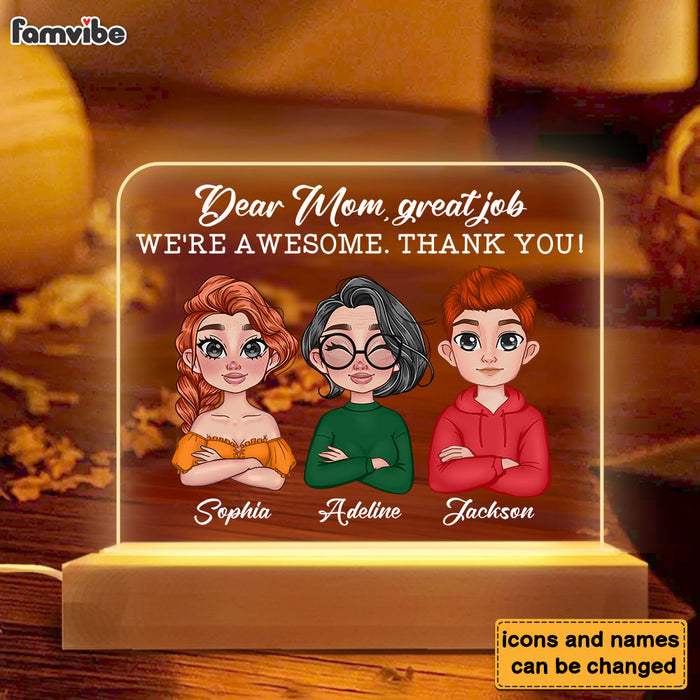 Personalized Gift for Mom Plaque LED Lamp Night Light 23633 1