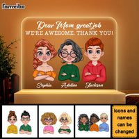 Personalized Gift for Mom Plaque LED Lamp Night Light 23633 thumb 1