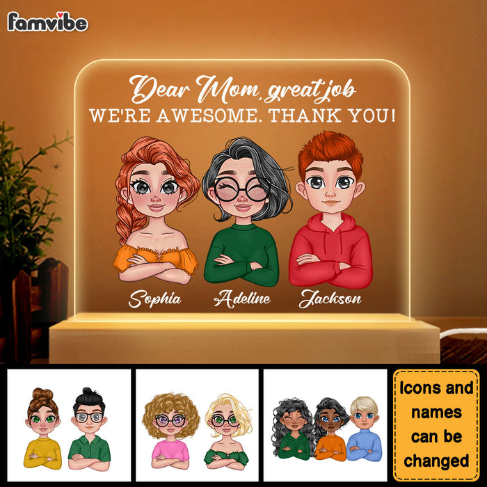 Personalized Gift for Mom Plaque LED Lamp Night Light 23633 1