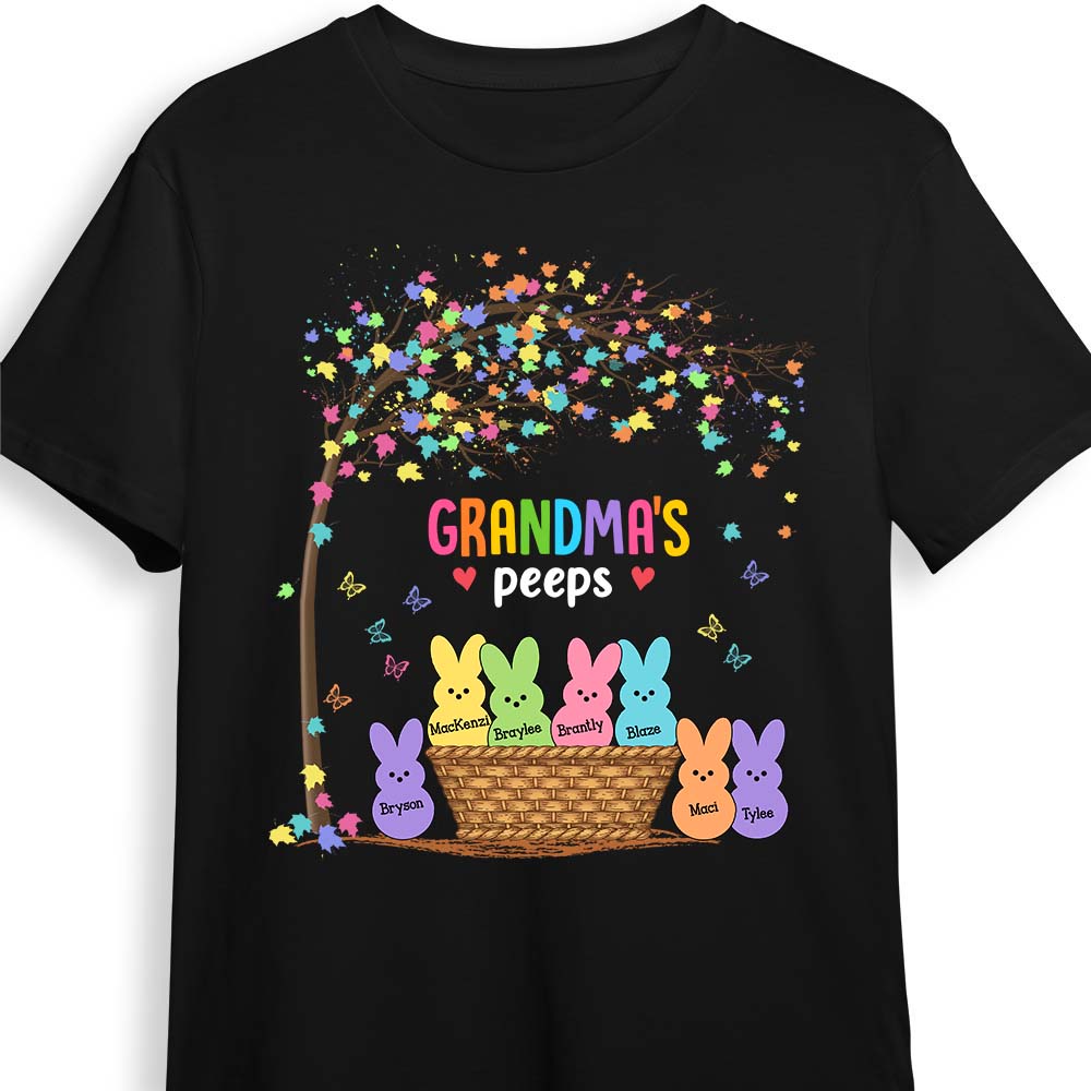 Personalized Gift for Grandma Bunny Easter Shirt 23635 Primary Mockup