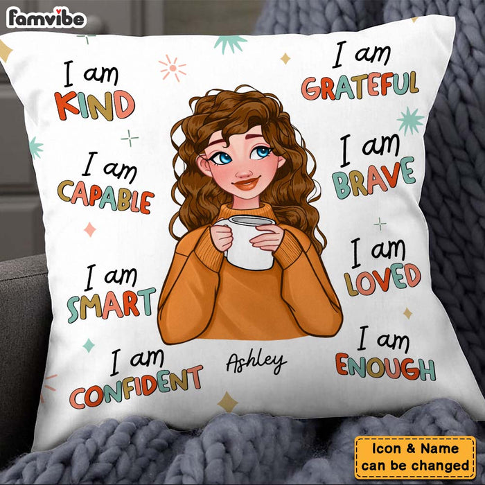 Personalized Gift For Granddaughter I Am Kind Pillow 23638 1