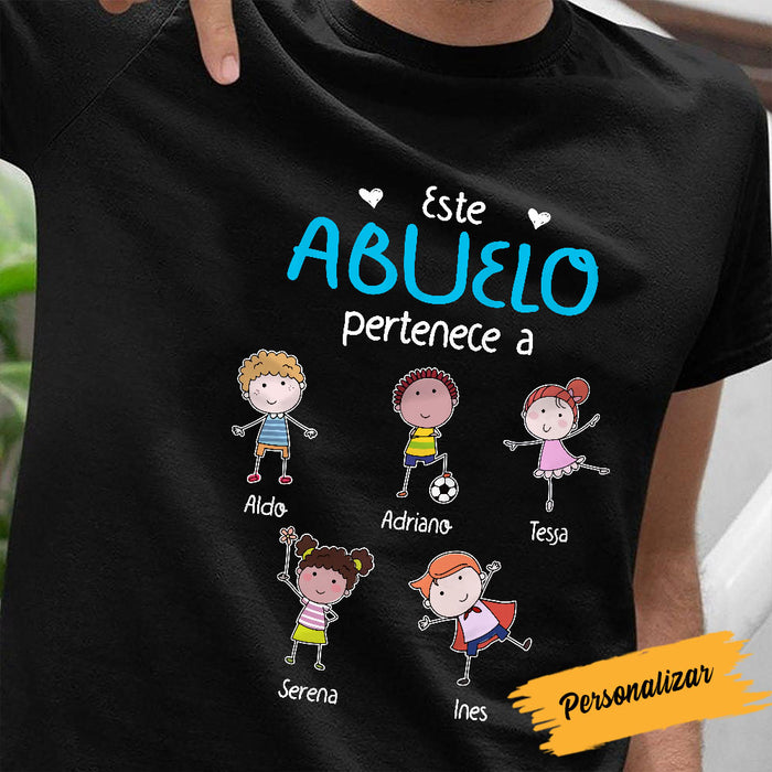 Personalized Abuela Papá Grandpa Dad Spanish T Shirt AP231 73O58 1