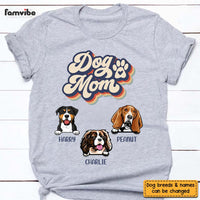 Personalized Retro Dog Mom Shirt - Hoodie - Sweatshirt 23642 thumb 1