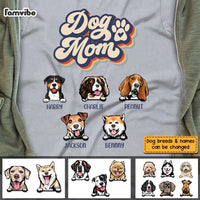 Personalized Retro Dog Mom Shirt - Hoodie - Sweatshirt 23642 thumb 1
