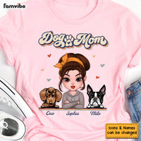 Personalized Retro Dog Mom Mother's Day Shirt - Hoodie - Sweatshirt 23644 thumb 1