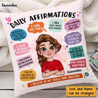 Personalized Gift for Daughter Daily Affirmations Pillow 23645 thumb 1